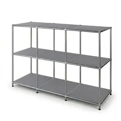 Floordirekt Metallregal   Concept Epure MK-018   Offenes Standregal mit 3 Ablagen