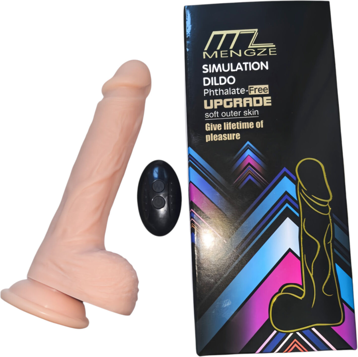 Lonely Swinging - Vibrator Med Rotation Og Fjernbetjening - Genopladelig - Natur
