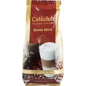 Cafeclub Kaffee Crema Extra, ganze Bohnen, Arabica & Robusta, 1 kg