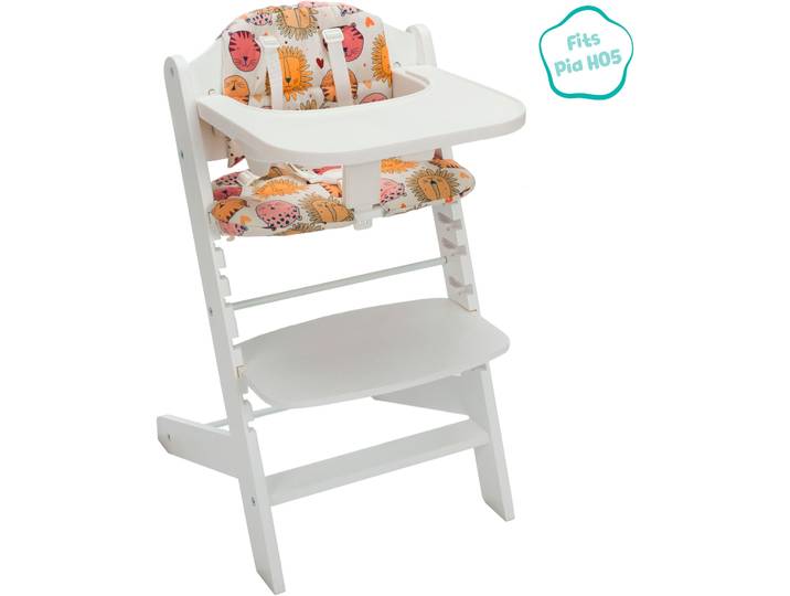 Kinder-Sitzauflage FILLIKID Löwe , weiß, Polyester, Kinder-Sitzauflagen, Kinder-Sitzauflage, für Hochstuhl Pia