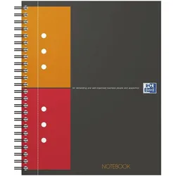 Oxford, Heft + Block, INTERNATIONAL ACTIVEBOOK, A5+, KVADRERET - (5 stk.) (Kariert, Harter Einband)