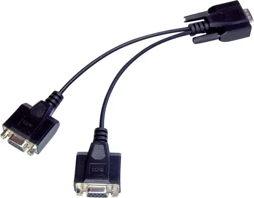 Kern CFS-A04 Y-Kabel zum parallelen Anschluss von zwei Endgeräten an die RS-232-Datenschnittstelle der Waage