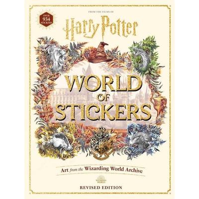 Harry Potter World of Stickers - Sticker Book for Teens and Adults, Officially Licensed, Gebundene Ausgabe von Editors of Thunder Bay Press, Thunder