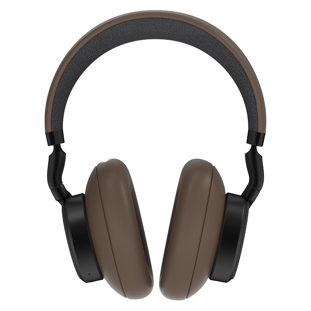 SackIT Touch 400 - Hybrid ANC Over-Ear Headphones - Brown (50 h, Kabelgebunden, Kabellos) (701022)