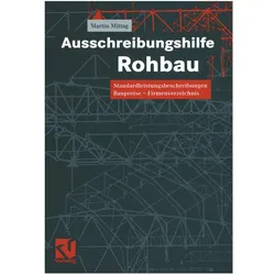 Ausschreibungshilfe Rohbau, Fachbücher von Martin Mittag