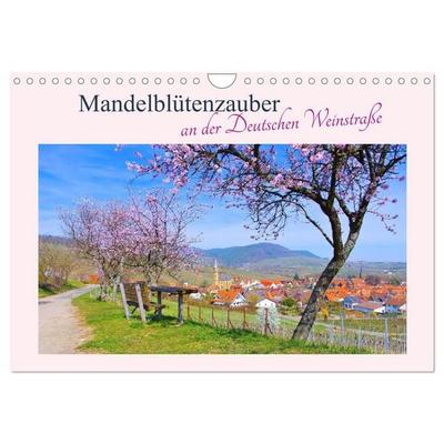 Mandelblütenzauber an der Deutschen Weinstraße (Wandkalender 2027 DIN A4 quer), CALVENDO Monatskalender
