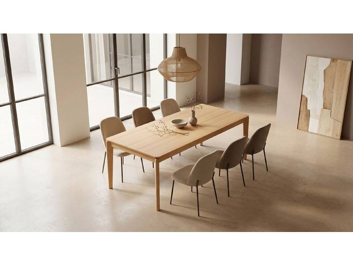 Table : Hambourg Aulne Naturel huilé