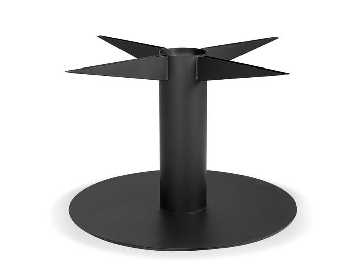 Bistrogestell 120 cm, Material Stahl, rund schwarz