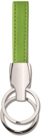Portachiavi in pelle duo anello, personalizzabile Personalizzate o neutre