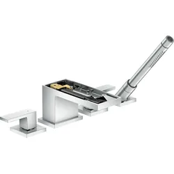 hansgrohe AXOR MyEdition 4-Loch Wannenrandarmatur, ohne Platte, 47432000, Farbe: Chrom