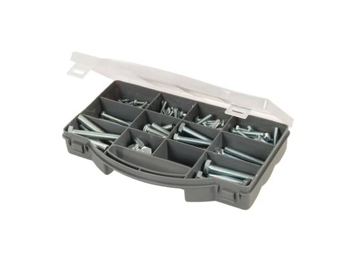 Fixman 433317 zeer sterke zeskantschroeven, assortiment, zilver