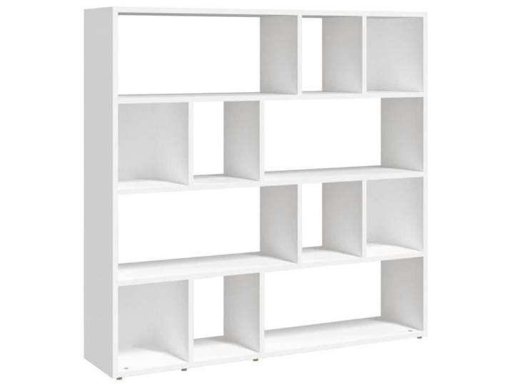 DUOKON - Bibliothèque/Cloison de séparation Blanc 105x24x102 cm
