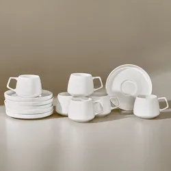 Karaca Streamline Saturn Kaffeetassen-Set für 6 Personen