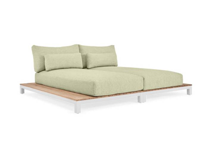 Suns Evora Daybed Teak/Quick dry foarm