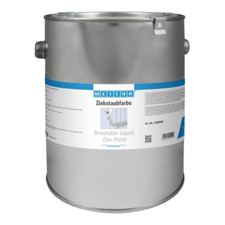WEICON Zinkstaubfarbe, Korrosionsschutz aus Metallpigmentbeschichtung, 2,5 L (15000902)