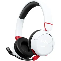 HP HyperX Cloud Mini Kids Wireless (Kabelgebunden, Kabellos), Gaming Headset, Weiss