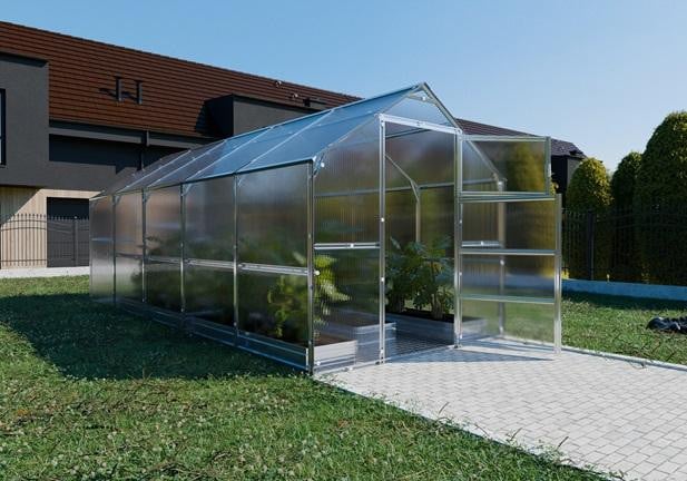 BAUMERA Kas KLASIKA BERNARD met 4 mm polycarbonaat, 2,35 x 5 meter