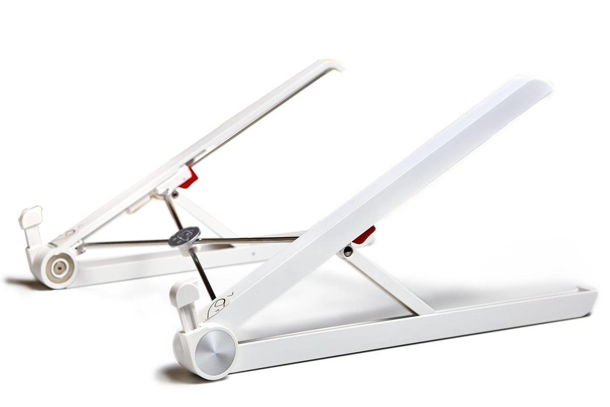TECHNOSMART Office Laptoptafel - Verstelbaar en Inklapbaar - Wit