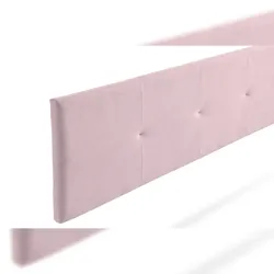 Gepolstertes Kopfteil ALTEA Aqualine 130x50x5 cm - Hellrosa - Moonia