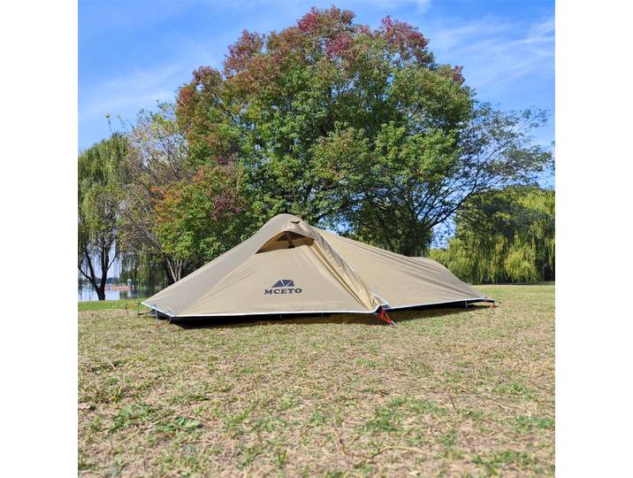 Tente de camping ultralégère résistante aux intempéries, poteau en aluminium, sac à dos, 1 hypothèque, adaptée aux quatre saisons, simple, 2024