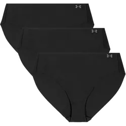 UA PURE STRETCH NO SHOW BIKINI-SOLID 3PK Damen Slip