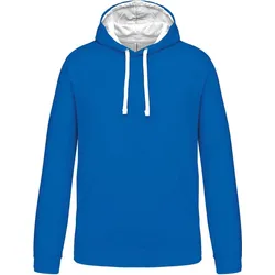 Kariban Unisex Kontrast Kapuzen Sweater Hoodie K446 light royal blue/white L