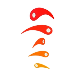 Bethel proWerk Mobile Wings - orange - rot - 75 cm Länge 258712