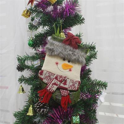 Snug & Styled Luxury Santa Christmas Stocking Gift Bag Hanging Tree Ornament Decor b