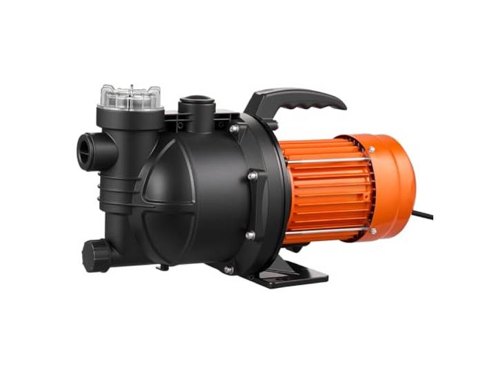 VEVOR Pompe à Jet pour Puits Peu Profond 1300 W Pompe à Jet en PP Débit Max 4800 L/h pour Irrigation de Jardin et Arrosage de Pelouse\, avec Hauteur d'Aspiration 8 m\, Protection contre la Surchauffe