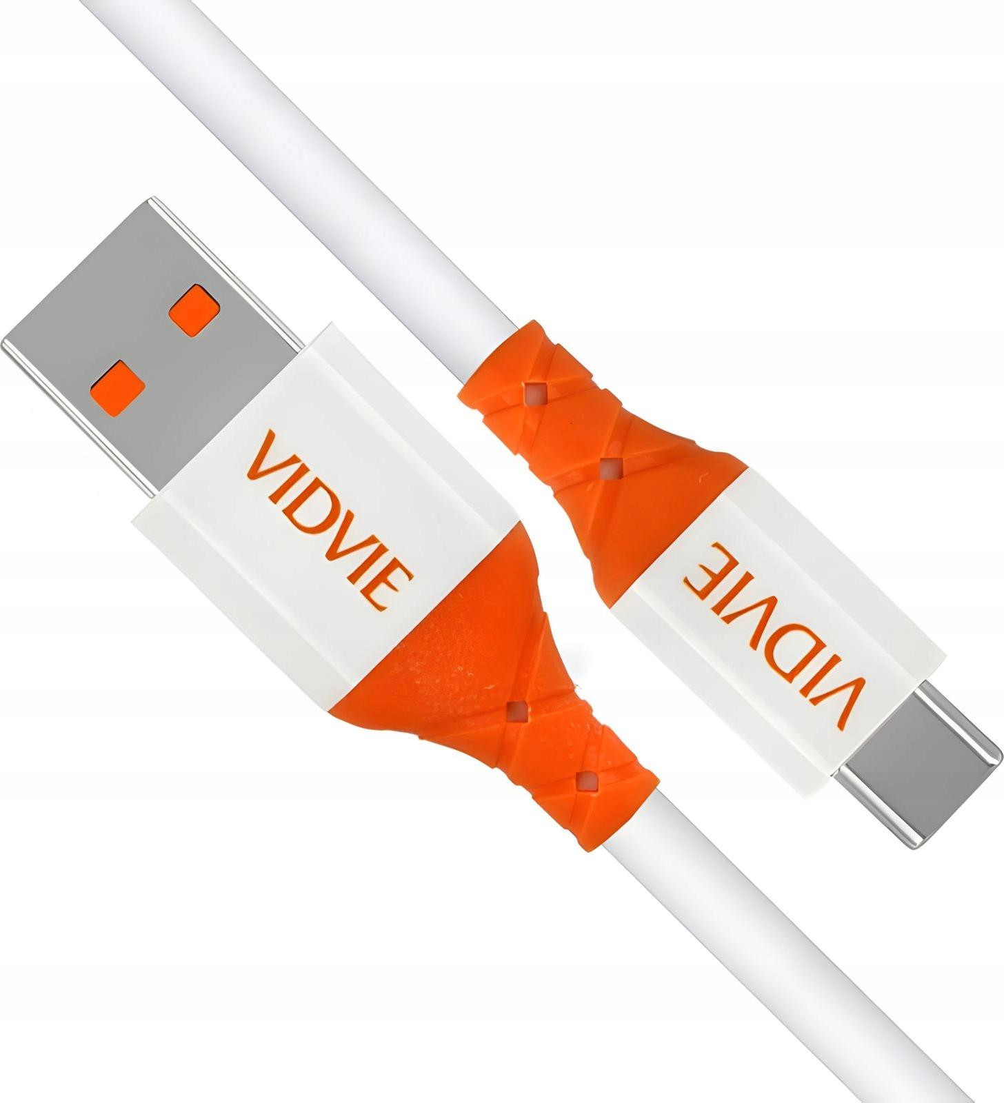 Pavel Lux USB-C kabel voor snelladen, 5A, wit, 1 meter