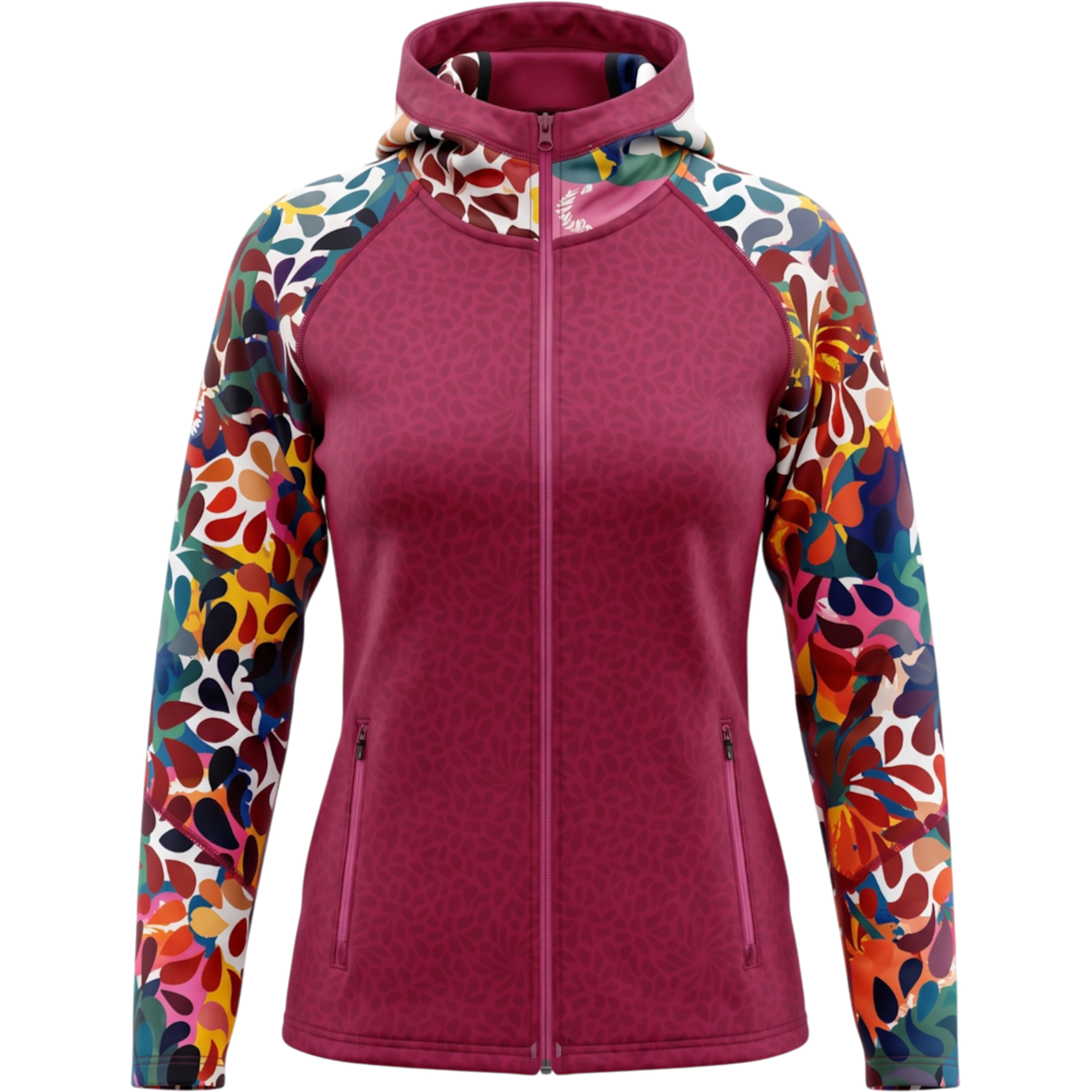 FreiSein KopfÜber Damen Freizeitjacke, Parkas rot Größe S Lifestyle Schnell trocknend