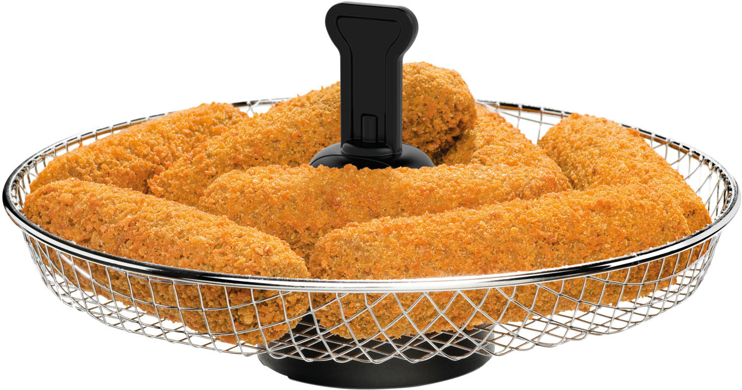 Tefal Küchenmaschinen Zubehör-Set "Snack-Einsatz XA7012 für Actifry", schwarz (edelstahlfarben, schwarz), Küchenmaschinen-Aufsätze, Garkorb kompatibel mit ActiFry Heissluftfritteuse, Küchenmaschinen Zubehör-Set edelstahlfarben, schwarz Einheitsgröße