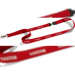 Durable Textilband 20 -Visitor- 44cm rot VE=6x10 Stück