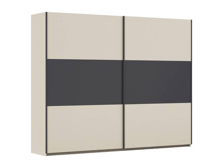 SCHWEBETÜRENSCHRANK Neo Grau Champagner B: 261 cm