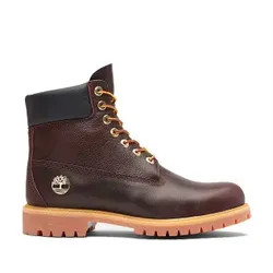 Timberland für Herren. TB0A2P6WEXU1 Lederstiefel 6-Zoll Premium braun (40), Wohnung, Schnürsenkel, Lässig