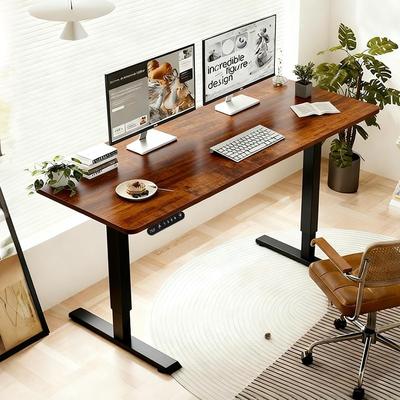 Kodotan sofa "Electric Standing Desk Height Adjustable Desk for Home Table Gaming Desk Modern Luxiury Table 55"" Lift-up Desk"