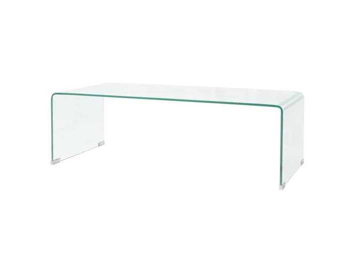 Vidaxl – Table Basse Fixe 98x45x30 Cm En Verre Trempé – Design Contemporain Pour Salon Ou Bureau – Multifonctionnelle Et Élégante