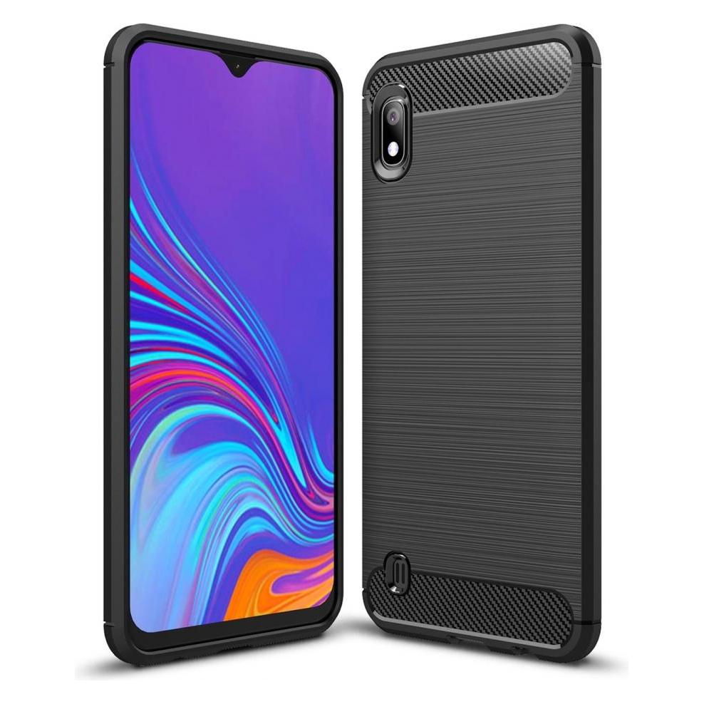 Screenguard Samsung Galaxy A10 Hülle Carbon Brushed Soft TPU (Samsung Galaxy A10) (00025221)