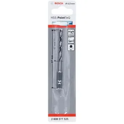 Bosch HSS PointTeQ HEX Metallbohrer DIN338 4,5mm, 1er VE, 2608577525