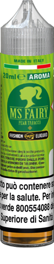 Fashion Vape Eliquid Ms Fairy Fashion Vape Liquido Shot 20ml Tabacco Pera