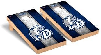 Skip's Garage Drake Bulldogs Vintage Cornhole Board Set