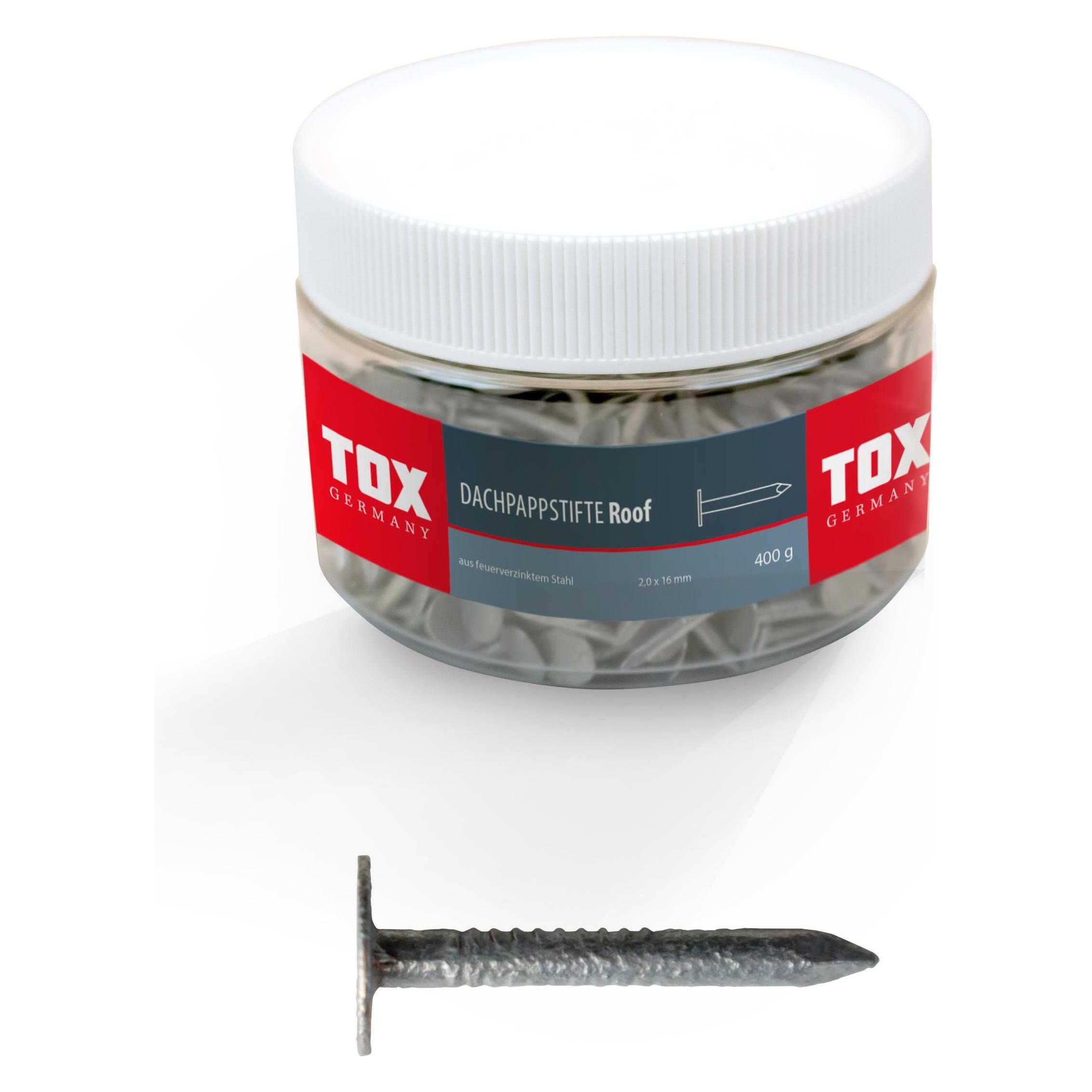 Tox Dachpappstifte Roof 2,0 x 20 mm (400g) (400 Stk.) (063260201)
