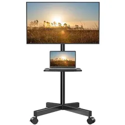 Perlesmith TV mount 23-60" PSTVMC06 (Wand, 39.90 kg, 23" - 60"), TV Wandhalterung, Schwarz