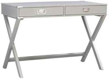 iNSPIRE Q Modern Kenton X Base Wood Accent Campaign Writing Desk