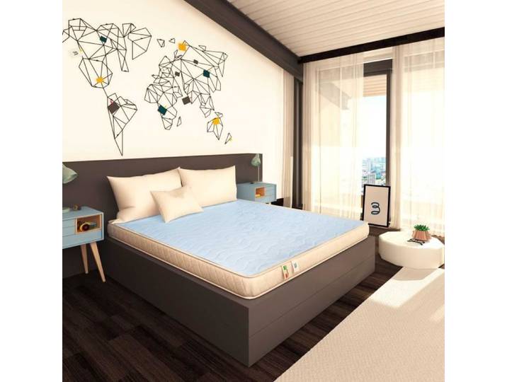 Matelas SUMMER FRESH SMALL 80x200 cm - epaisseur 11 cm - Mousse à mémoire de forme - Revêtement coutil microfibre polycoton