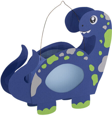 buttinette Bastel-Set Laterne "Dino" – Vorlagen bereits vorgedruckt
