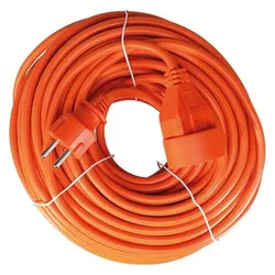 Perel, Verlängerungskabel, Verlängerungskabel 40 Meter orange Schuko (40 m, CEE 7/3)