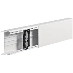 Hager, Kabelschutz + Kabelführung, TEH LF6015009016 Leitungsführungskanal aus PVC LF 60x150mm verkehrsweiÃ (Kabelkanal, 100 cm)