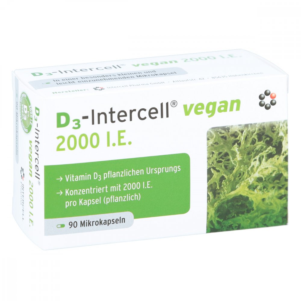 INTERCELL-Pharma GmbH D3-intercell Vegan 2.000 I.e. Kapseln 11664915