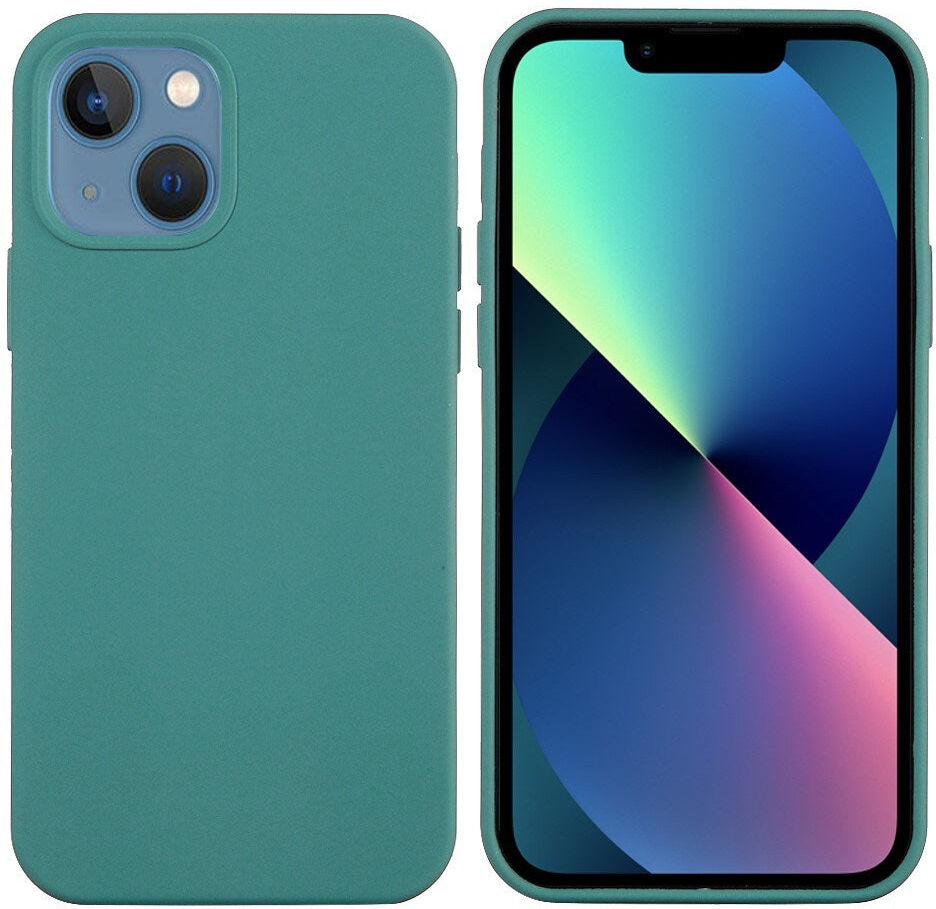 EIDERWOOD iPhone 13 Silikone Cover - Foret Inderside - Turkis